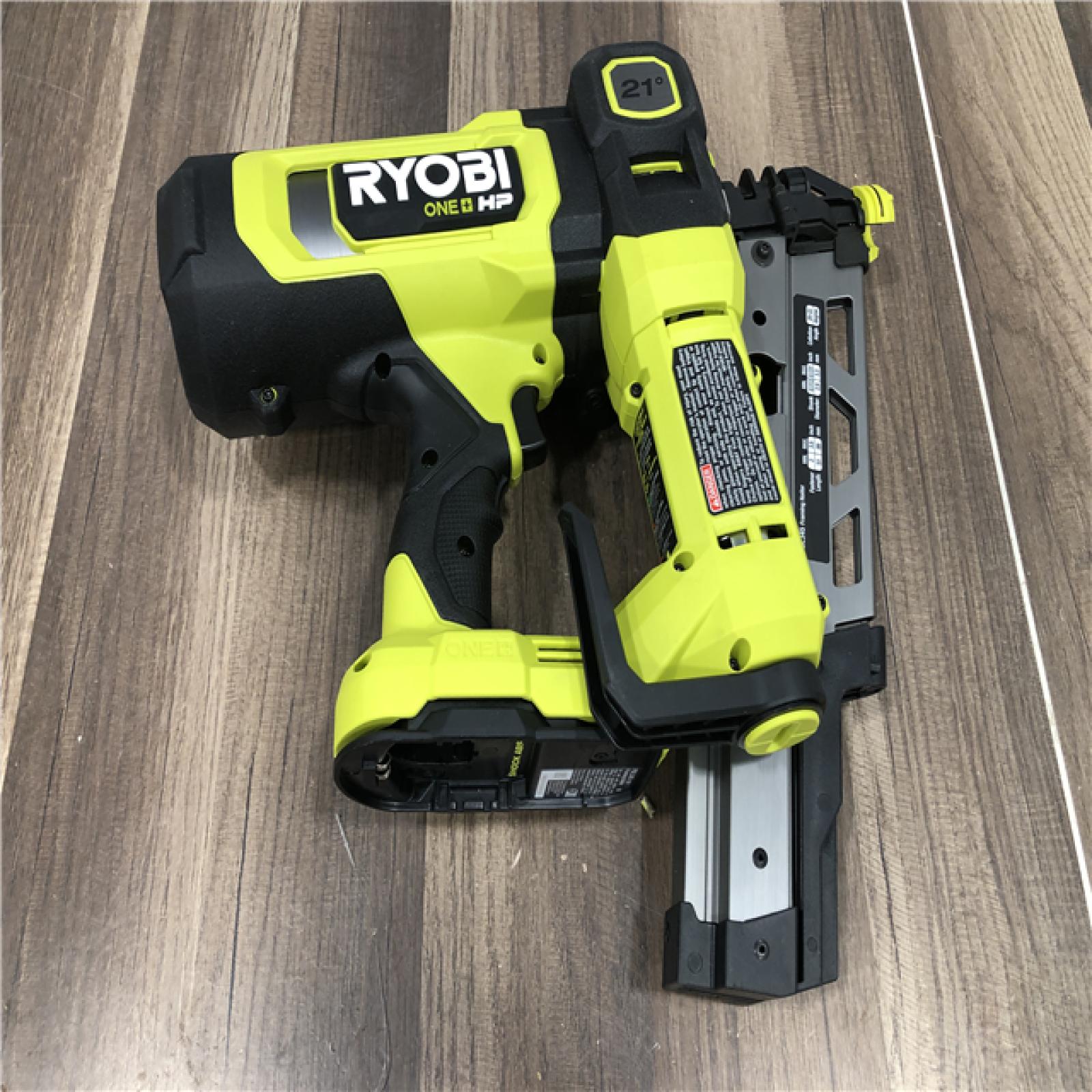 AS-IS RYOBI ONE+ HP 18V Brushless Cordless AirStrike 21° Framing Nailer (Tool Only)