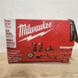 Phoenix Location Milwaukee M18 18-Volt Lithium-Ion Cordless Combo Kit 7-Tool with 2-Batteries, Charger and Tool Bag 2695-27SH