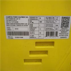 CALIFORNIA AS-IS CHAMPION PORTABLE POWER GENERATOR