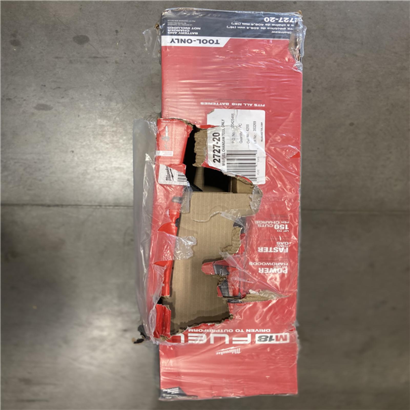 NEW! - Milwaukee M18 FUEL 16 in. 18V Lithium-Ion Brushless Battery Chainsaw (Tool-Only)