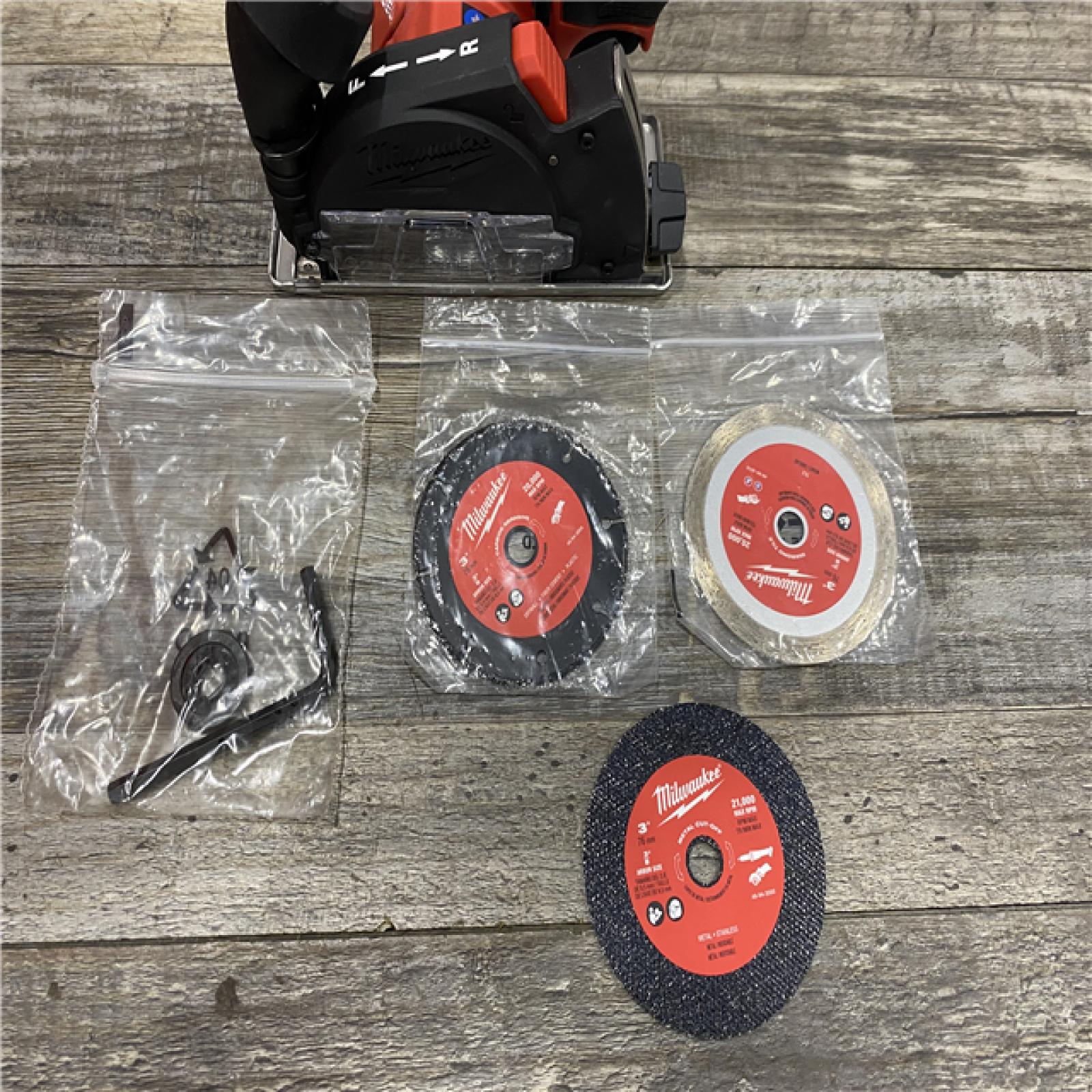 AS-IS Milwaukee FUEL 12V Lithium-Ion Brushless Cordless 3 in. Cut Off Saw (Tool-Only)