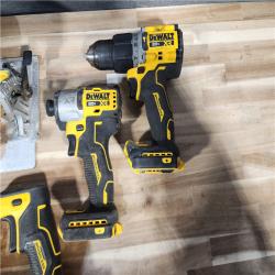 HOUSTON LOCATION - AS-IS DEWALT 5 TOOL COMBO KIT W/ (2) BATTERY & CHARGER