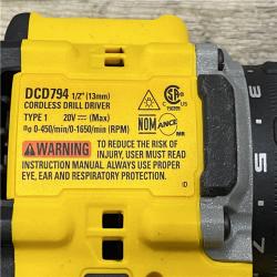 AS-IS DEWALT Atomic 20V Lithium-Ion Cordless Compact 1/2 in. Drill/Driver Kit