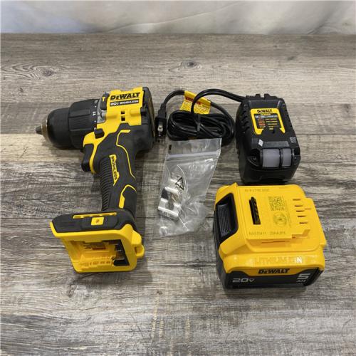 AS-IS DEWALT ATOMIC 20V Lithium-Ion Cordless 1/2 in. Hammer Drill Kit