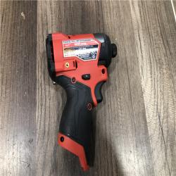 AS-IS Milwaukee  FUEL 12V Lithium-Ion Brushless Cordless 1/4 in. Hex Impact Driver (Tool-Only)