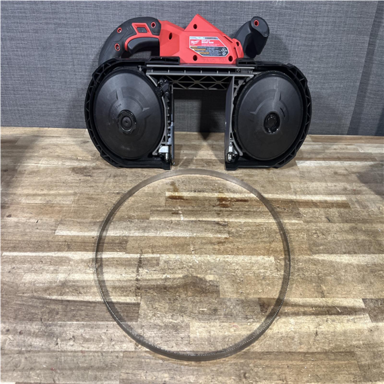 Houston Location AS-IS Milwaukee FUEL 18V Lithium-Ion Brushless Cordless Deep Cut Band Saw (Tool-Only)