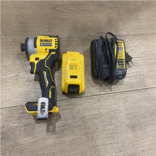 AS-IS DEWALT Atomic 20V Max Lithium-Ion Brushless Cordless Compact 1/4 in. Impact Driver Kit