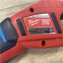 as-is Milwaukee 12V Lithium-Ion Cordless Copper Tubing Cutter (Tool-Only)