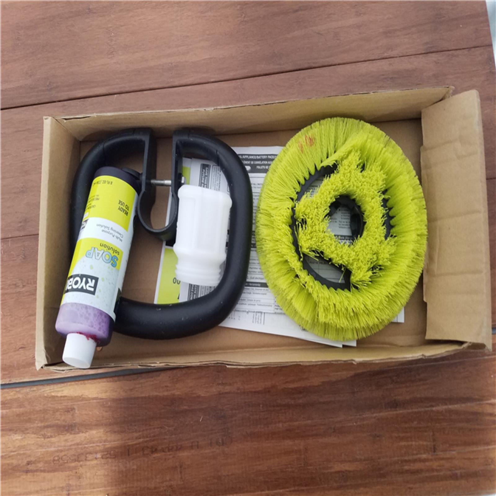 California NEW Ryobi One+ 18V Vortex Soap Dispensing Telescoping Scrubber (Tool Only)
