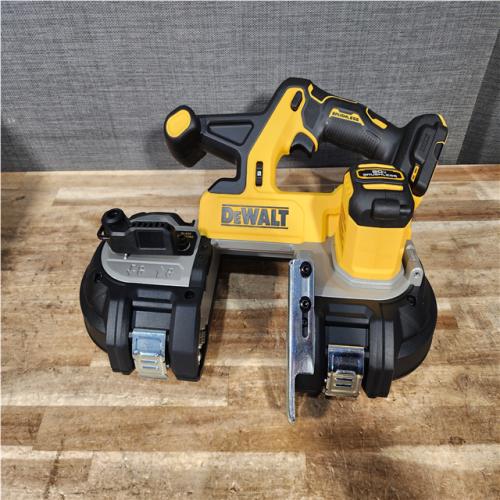 Houston Location AS-IS DEWALT 20-Volt MAX 3-3/8 in. Cordless Brushless Bandsaw (Tool-Only)