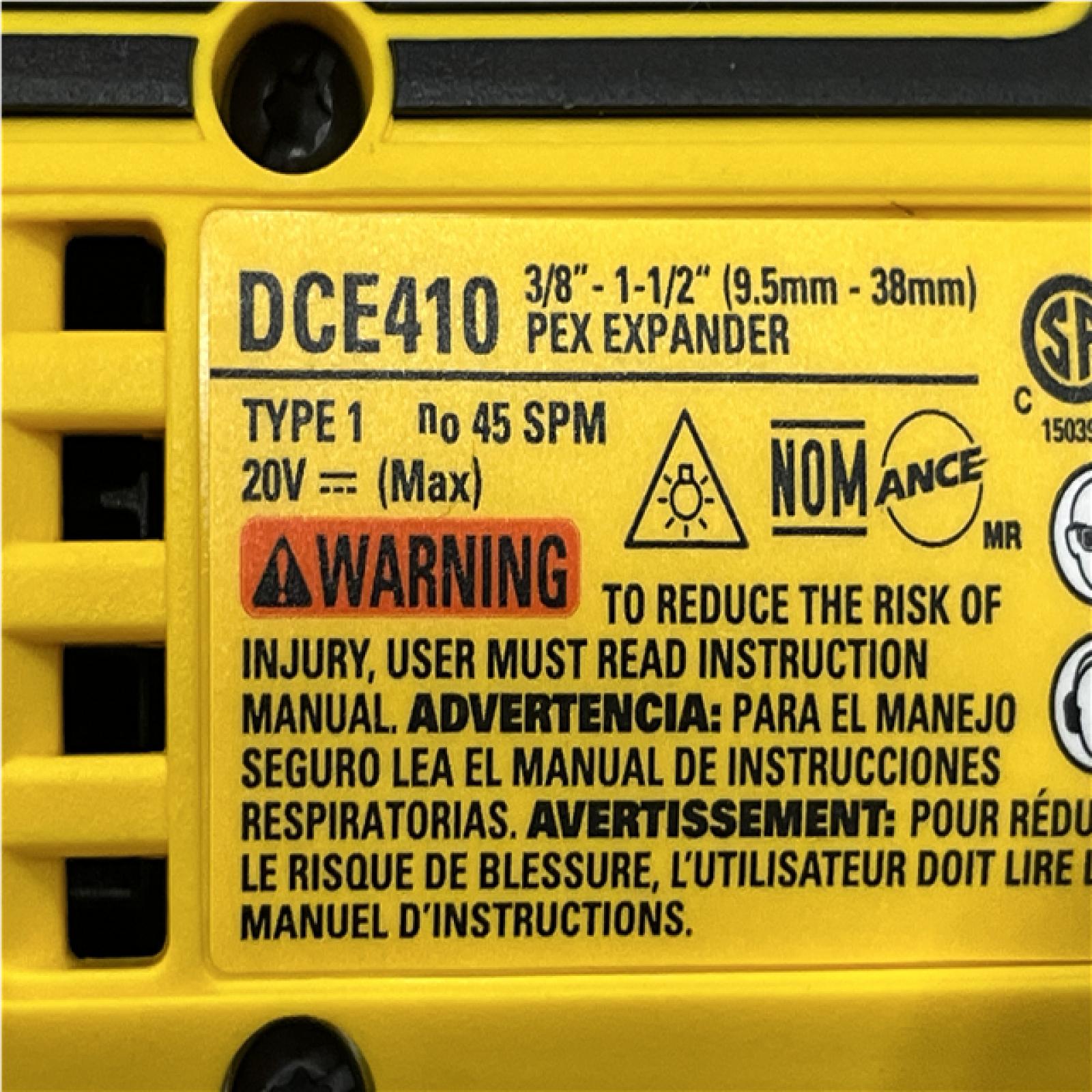 AS-IS DEWALT 20-Volt MAX 1-1/2 in. PEX Expander (Tool-Only)