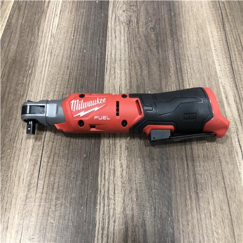 AS-IS Milwaukee FUEL 12V Lithium-Ion Compact 3/8 in. Cordless Ratchet (Tool-Only)