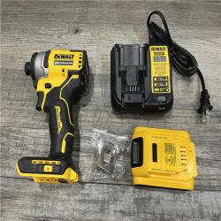 AS-IS DEWALT Atomic 20V Max Lithium-Ion Brushless Cordless Compact 1/4 in. Impact Driver Kit