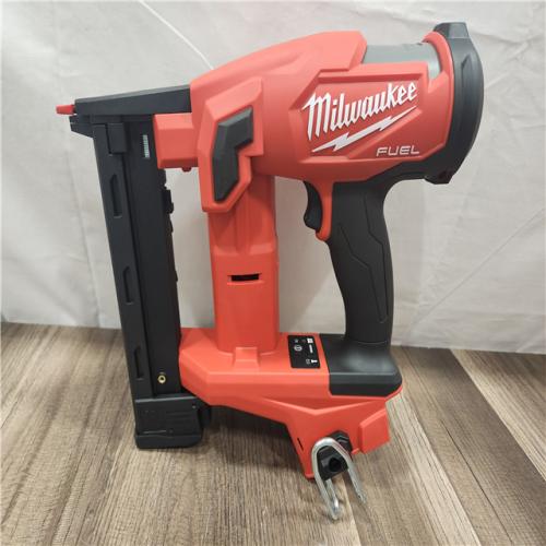 AS-IS- MILWAUKEE FUEL 18V Cordless 18-Gauge 1/4 in. Narrow Crown Stapler (Tool-Only)