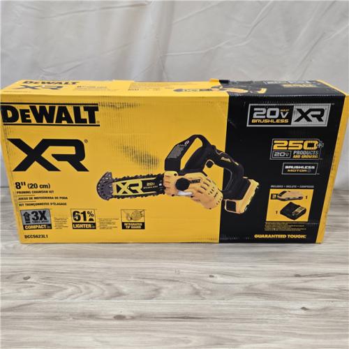 AS-IS Dewalt 20V Max Cordless Pruning Chainsaw Kit