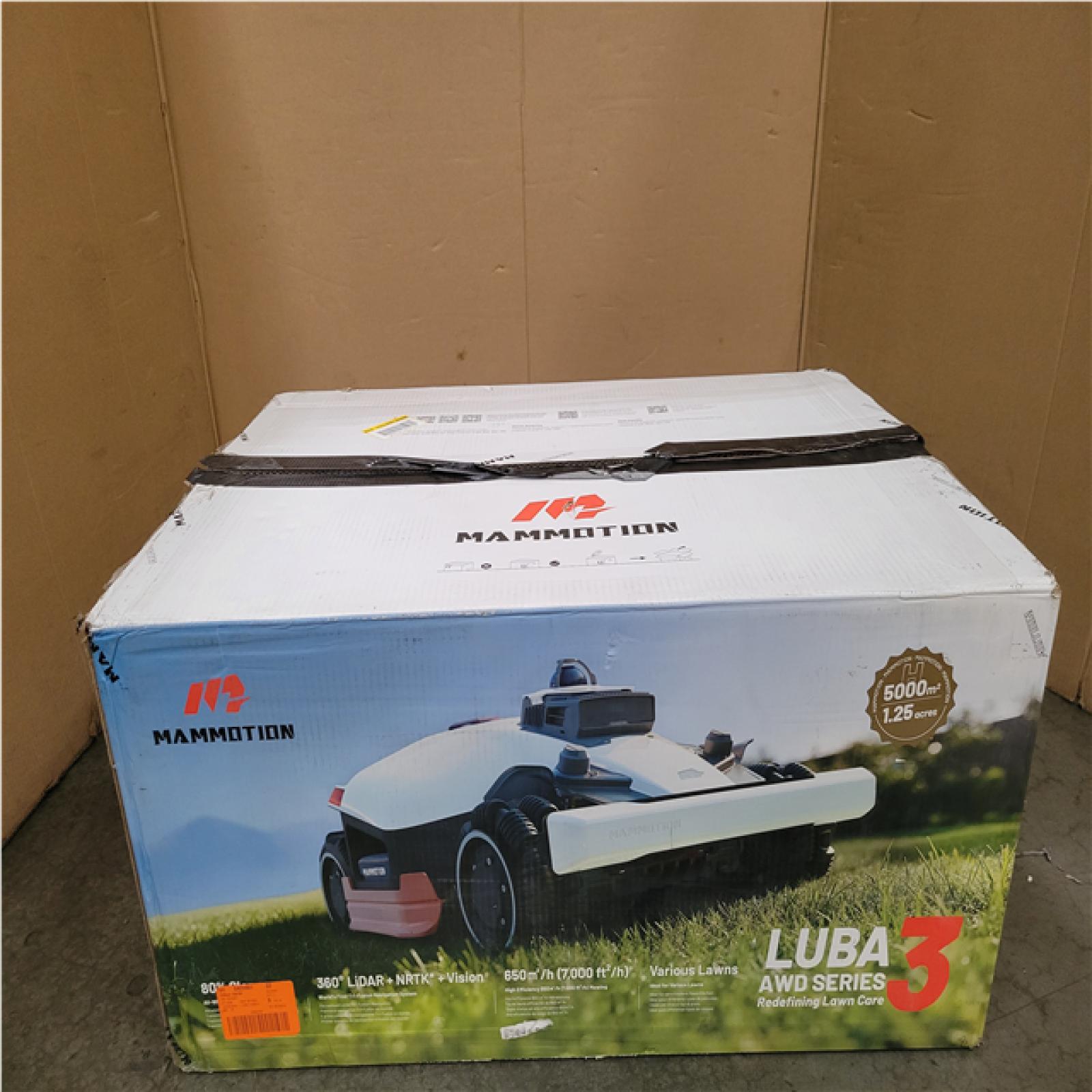 CALIFORNIA NEW MAMMOTION LUBA 3 AWD SERIES ROBOT LAWN MOWER