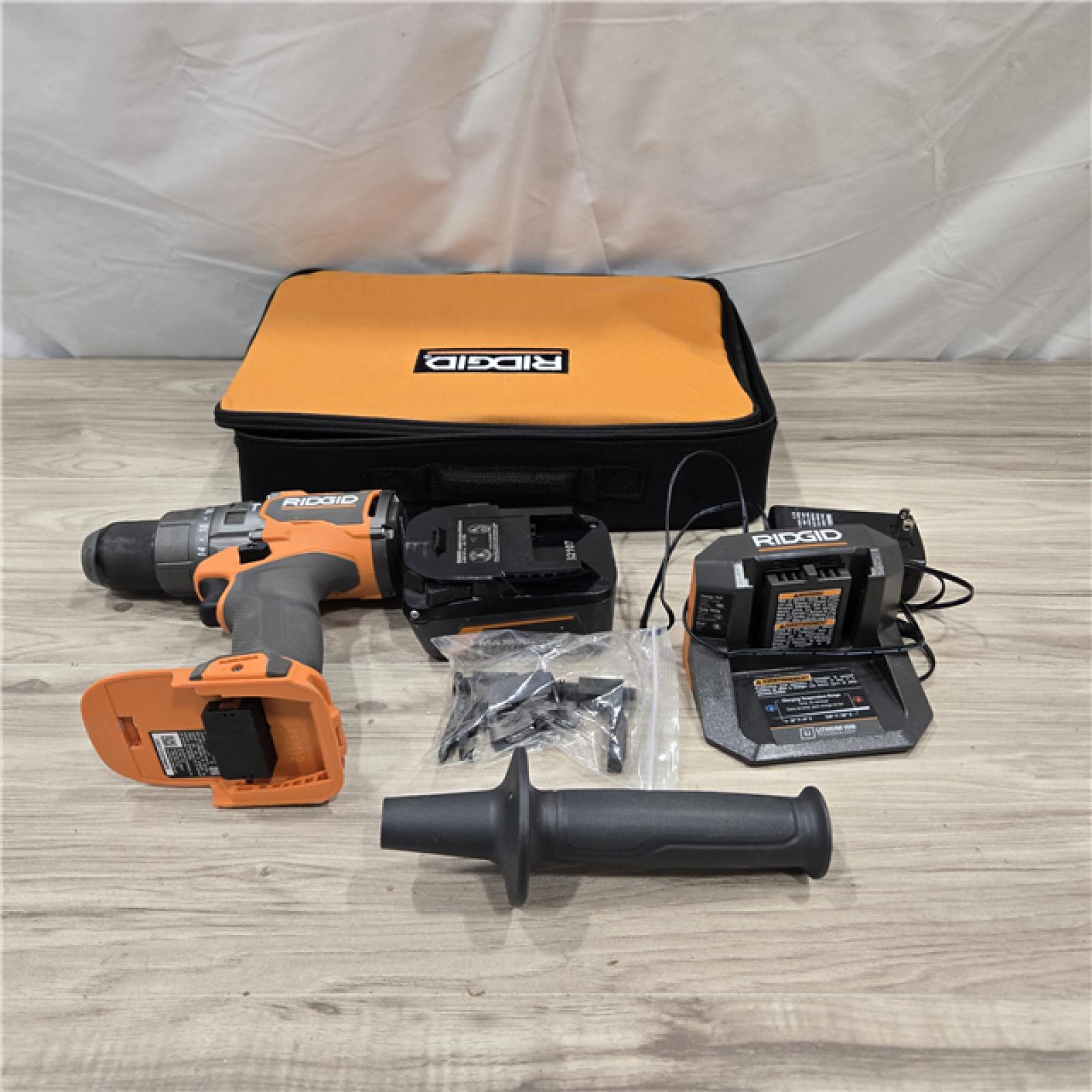 AS-IS RIDGID 18V Cordless 1/2 in. Hammer Drill/Driver Kit