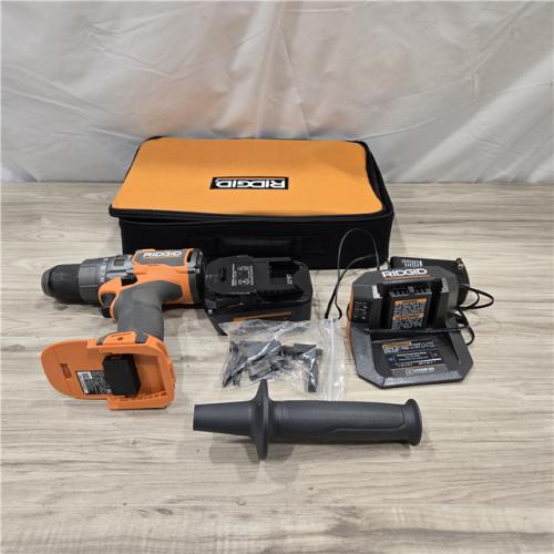 AS-IS RIDGID 18V Cordless 1/2 in. Hammer Drill/Driver Kit