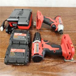 AS-IS Milwaukee M18 Lithium-Ion Compact Brushless Cordless (2-Tool) Combo Kit
