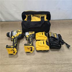 AS-IS DEWALT 20V MAX Lithium-Ion Cordless 2-Tool Combo Kit