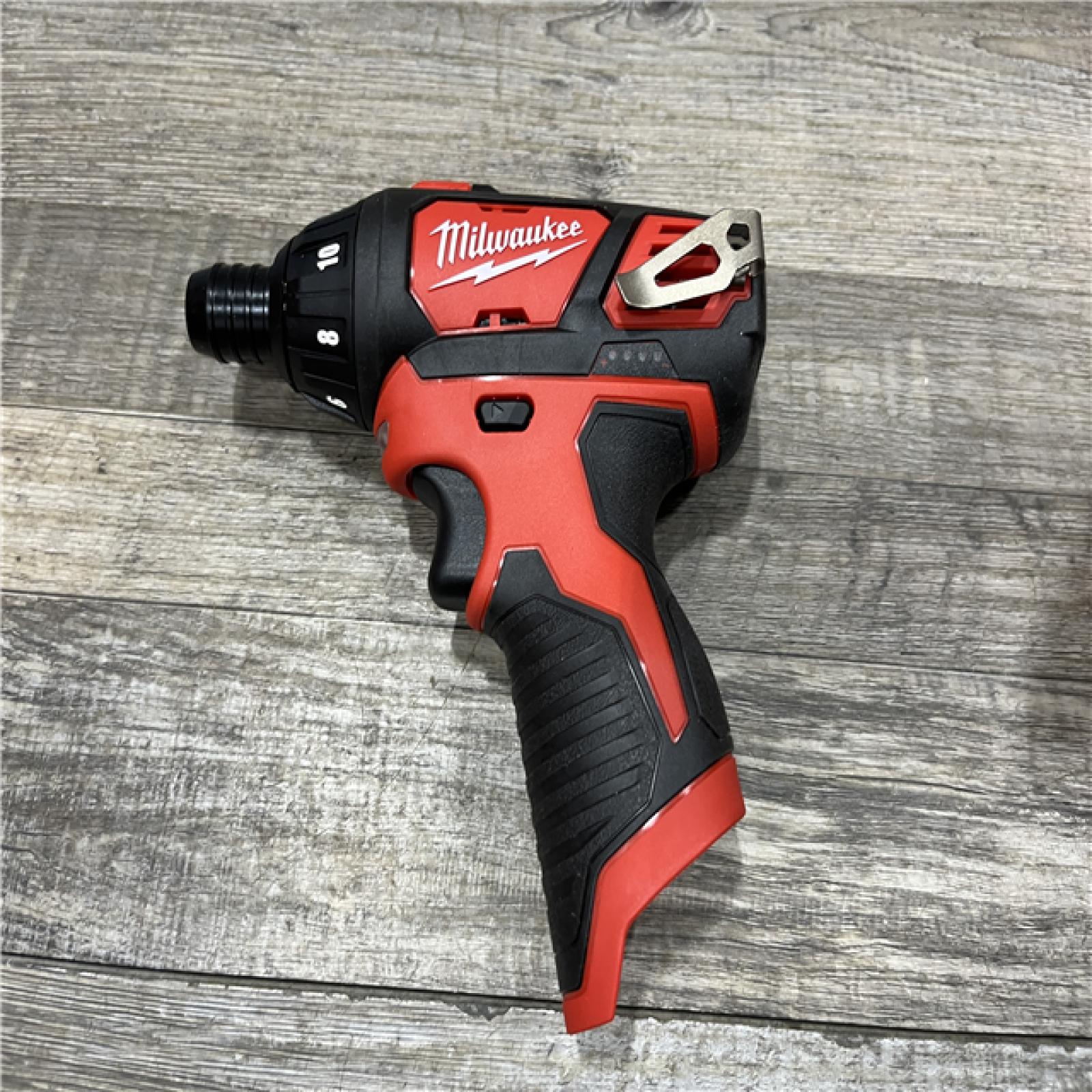 AS-IS Milwaukee 12V Lithium-Ion Cordless 1/4 in. Hex Screwdriver Kit