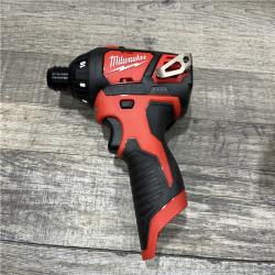 AS-IS Milwaukee 12V Lithium-Ion Cordless 1/4 in. Hex Screwdriver Kit