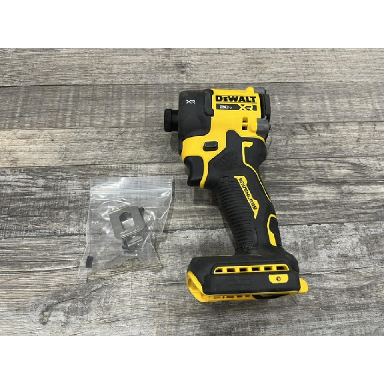 AS-IS DEWALT 20V XR Brushless Cordless 1/4 in. Quiet Hydraulic Impact Driver (Tool-Only)