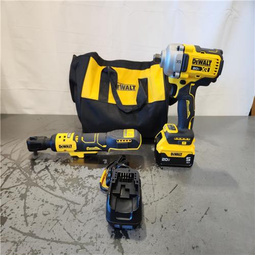 AS-IS- DEWALT 20V Lithium-Ion Cordless 2-Tool Combo Kit