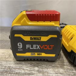 AS-IS DEWALT 20V/60V MAX FLEXVOLT Lithium-Ion 9.0Ah Battery and Charger Starter Kit
