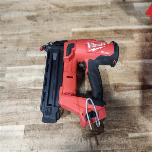 Houston Location AS-IS Milwaukee FUEL 18-Volt Lithium-Ion Brushless Cordless Gen II 18-Gauge Brad Nailer (Tool-Only)