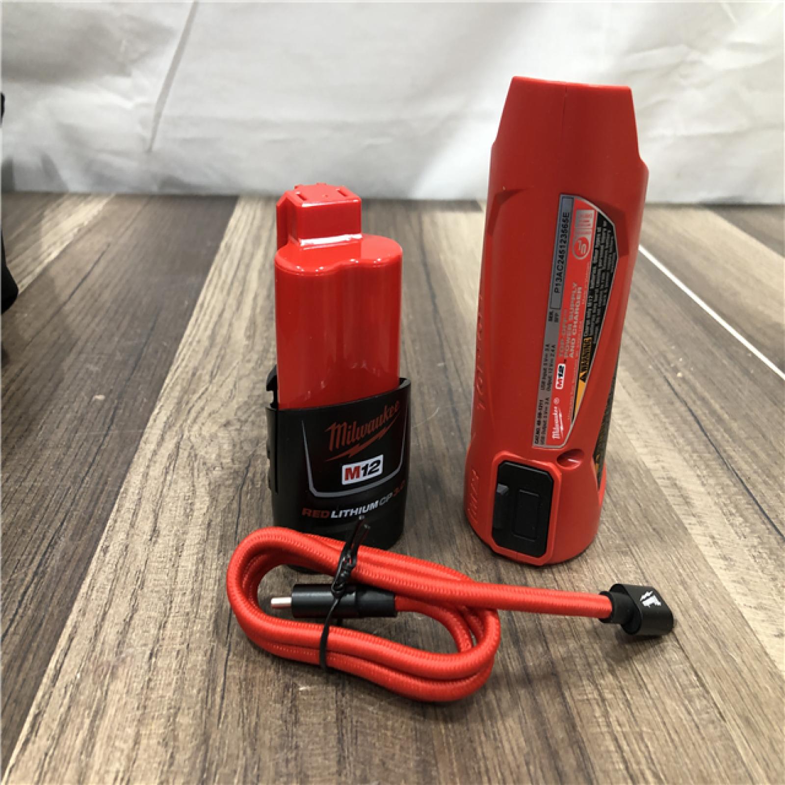 AS-IS Milwaukee Men's 2X-Large 12-Volt Lithium-Ion Cordless Tough Shell Black Heated Jacket with