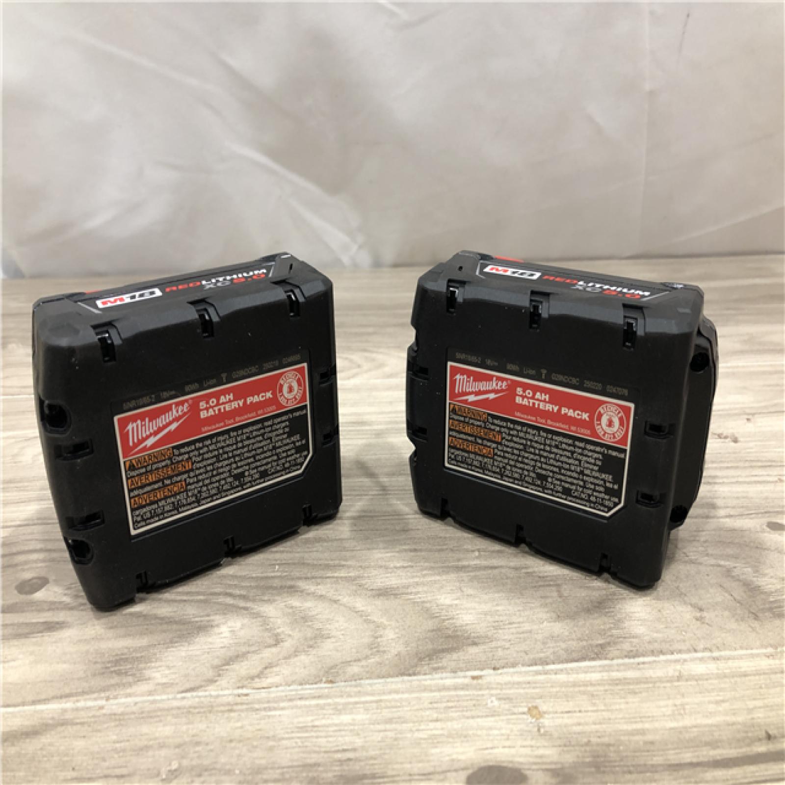 AS-IS Milwaukee 18-Volt Lithium-Ion XC Starter Kit