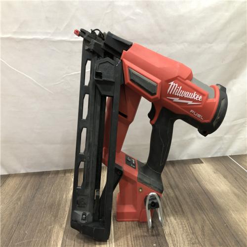 AS-IS Milwaukee FUEL 18-Volt Lithium-Ion Brushless Cordless Gen II 16-Gauge Angled Finish Nailer (Tool-Only)