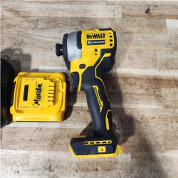 HOUSTON LOCATION - AS - IS DEWALT Atomic 20V Max Lithium-Ion Brushless Cordless Compact 1/4 in. Impact Driver Kit