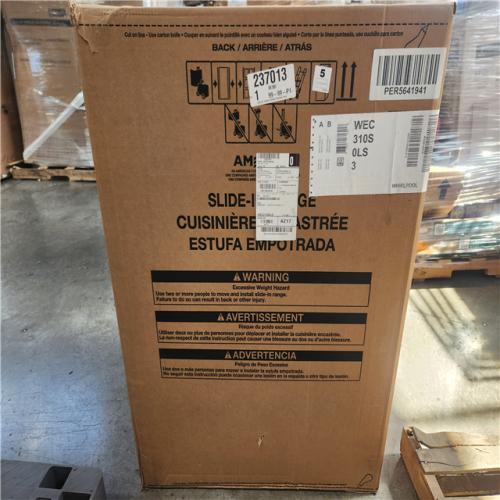 Phoenix Location NEW Whirlpool 4.8 cu. ft. 4 Burner Element Single Oven Electric Range with Frozen Bake Technology in Stainless Steel (SEALED)