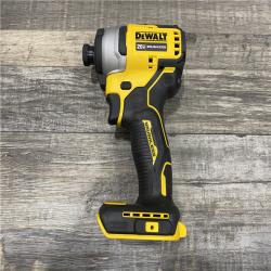 AS-IS DEWALT Atomic 20V Max Lithium-Ion Brushless Cordless Compact 1/4 in. Impact Driver Kit