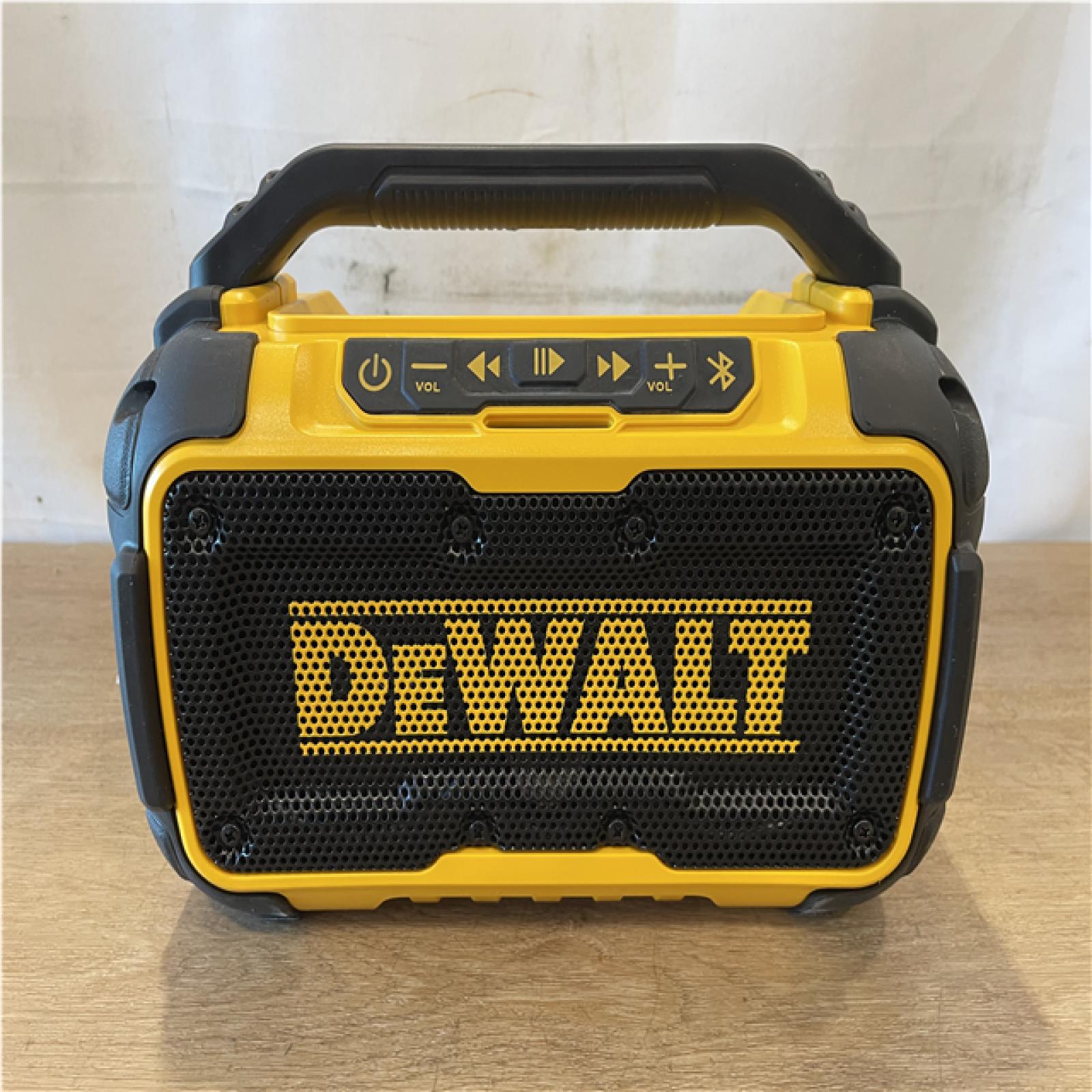 AS-IS DEWALT 20V MAX Cordless Bluetooth Speaker (Tool Only)