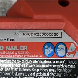AS-IS Milwaukee FUEL 18-Volt Lithium-Ion Brushless Cordless Gen II 18-Gauge Brad Nailer (Tool-Only)