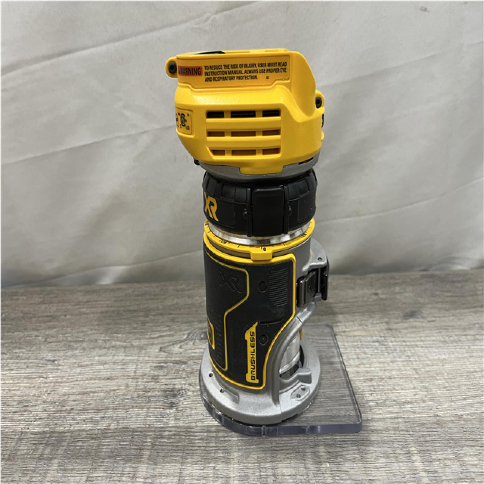 AS-IS DEWALT 20V MAX XR Cordless Brushless Fixed Base Compact Router (Tool Only)