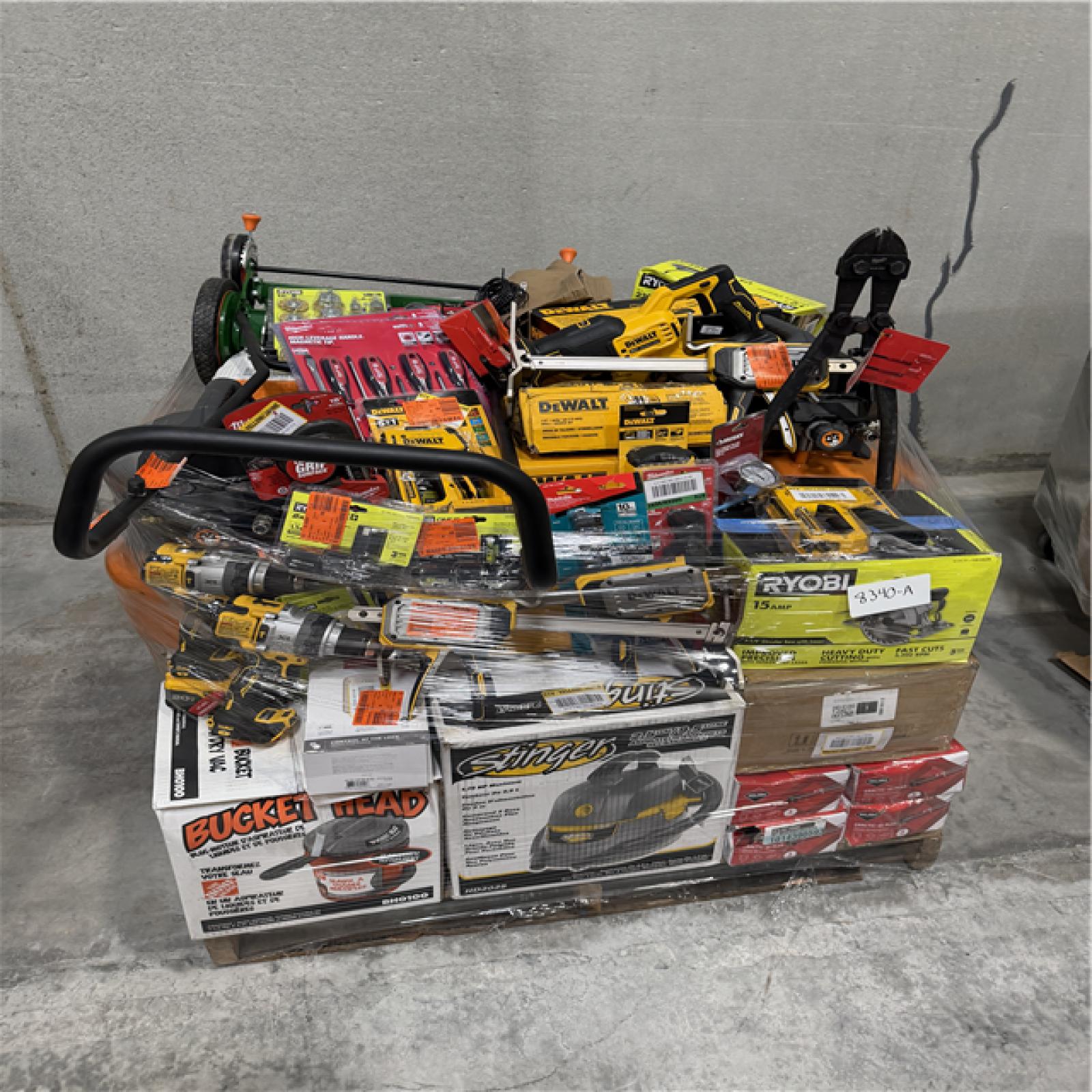Atlanta Location AS-IS Tools Partial Truckload (8 Pallets) 8340-A