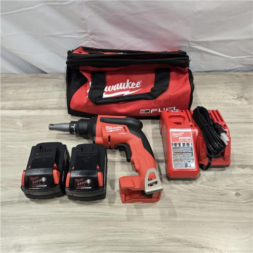LIKE NEW! - Milwaukee M18 FUEL Brushless Cordless Drywall Screwgun Kit
