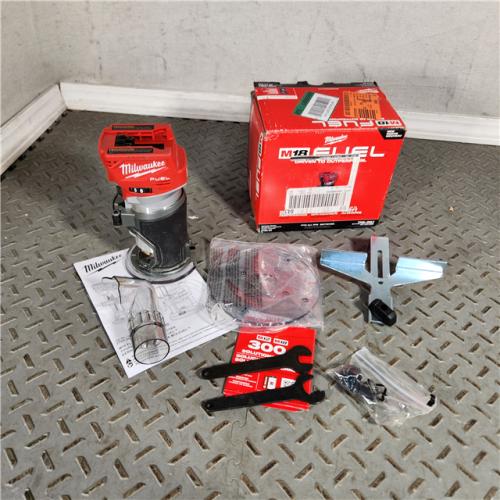 Houston location- AS-IS Milwaukee M18 FUEL Compact Router Bare TOOL-ONLY