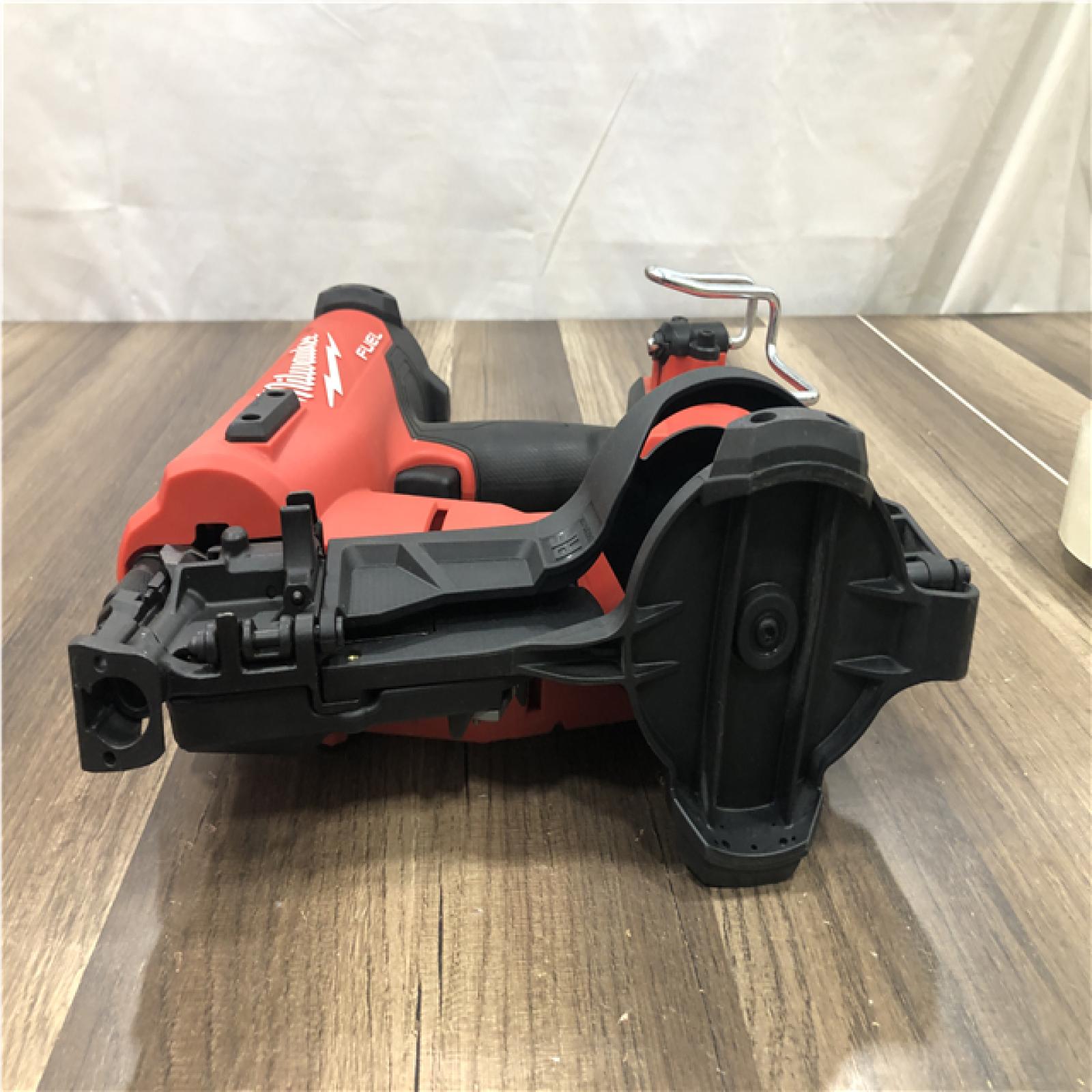 AS-IS Milwaukee FUEL 18-Volt Lithium-Ion Brushless Cordless Coil Roofing Nailer (Tool Only)