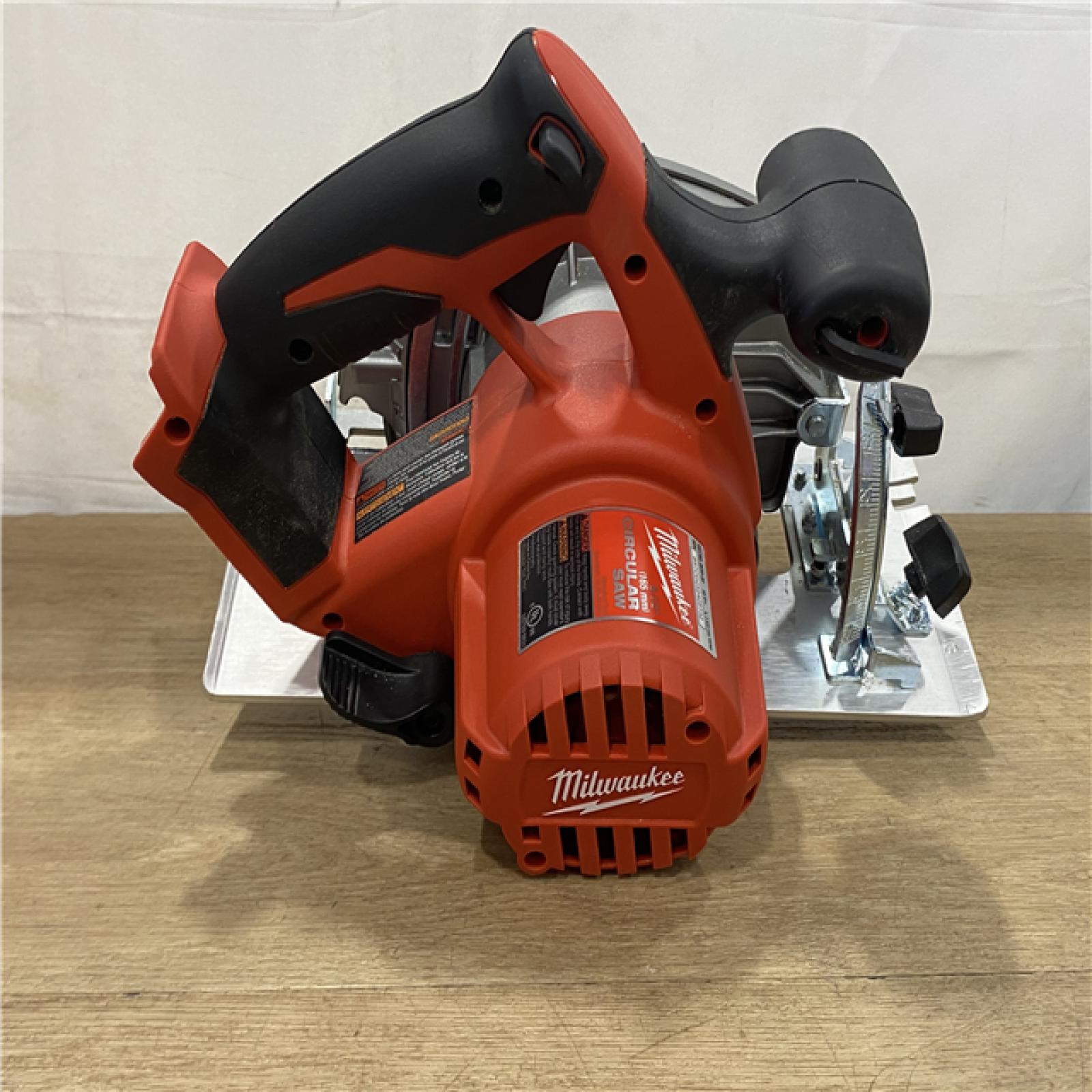 AS-IS Milwaukee 18V Lithium-Ion Cordless 6-1/2 in. Circular Saw (Tool-Only)