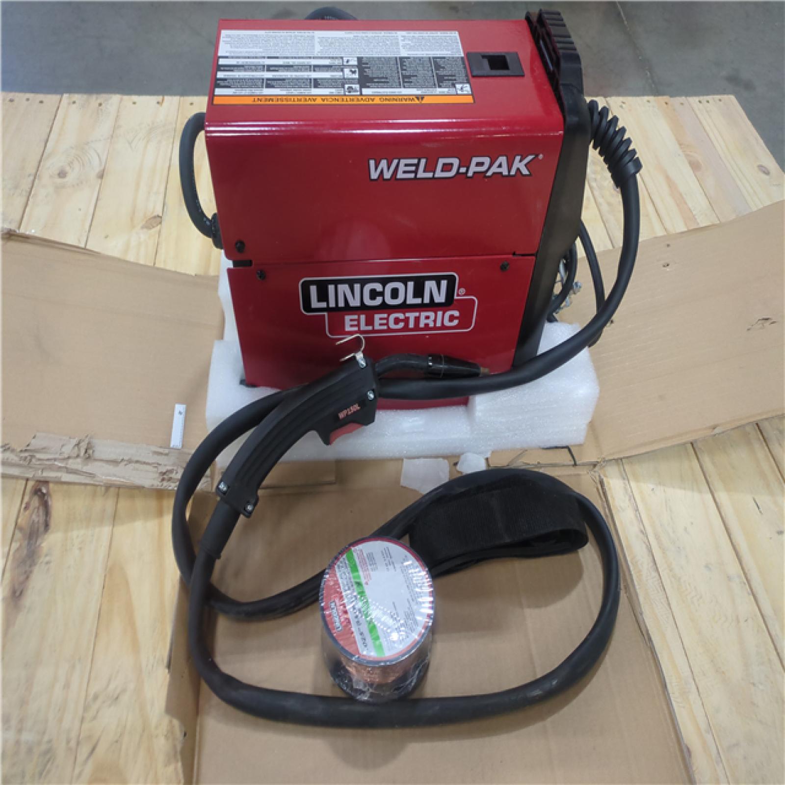 CALIFORNIA AS-IS lINCOLN ELECTRIC WELD-PAK