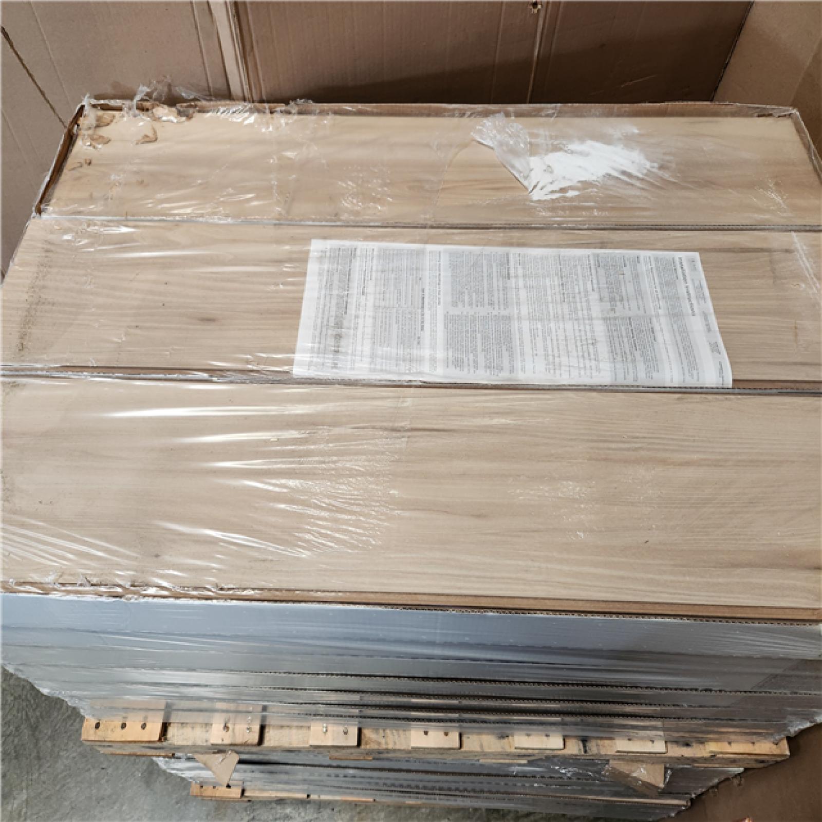 Phoenix Location AS-IS Home Decorators Collection Elland Road Elm 12 mm T x 8 in. W Waterproof Laminate Wood Flooring(669 sq. ft./42 Case)