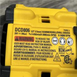 AS-IS DEWALT 20V XR Brushless Cordless 1/2 in. Hammer Drill (Tool-Only)