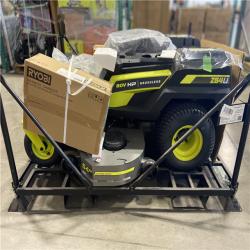 DALLAS LOCATION- RYOBI 80V HP Brushless 54 in. Battery Electric Cordless Zero Turn Riding Mower (3) 80V Batteries (4) 40V Batteries and Charger
