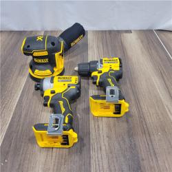 AS-IS DEWALT 20-Volt MAX Lithium-Ion Cordless 7-Tool Combo Kit with 2.0 Ah Battery, 5.0 Ah Battery and Charger