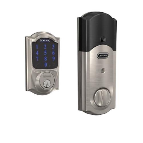 NEW! - Schlage Connect Smart Deadbolt with Camelot Trim, Z-Wave Plus Enabled